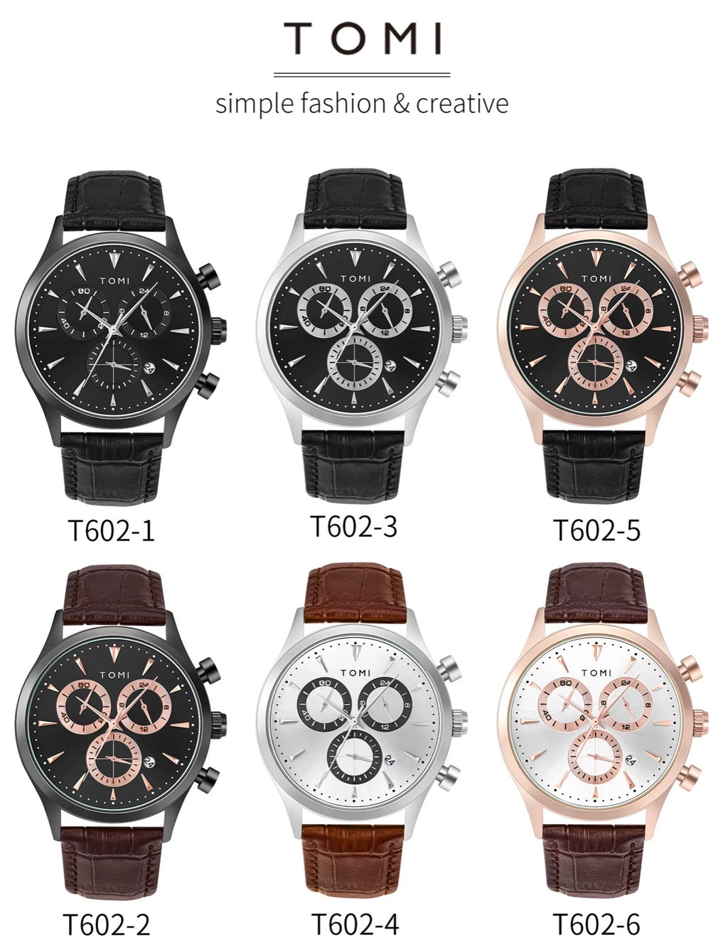 Montre Homme TOMI – Coffret Élégance