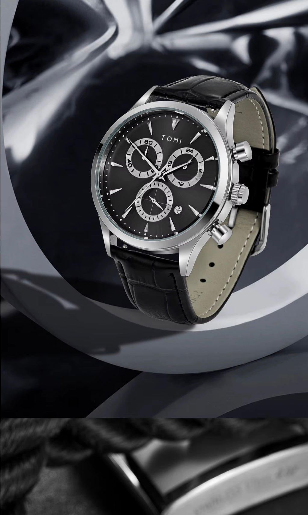 Montre Homme TOMI – Coffret Élégance