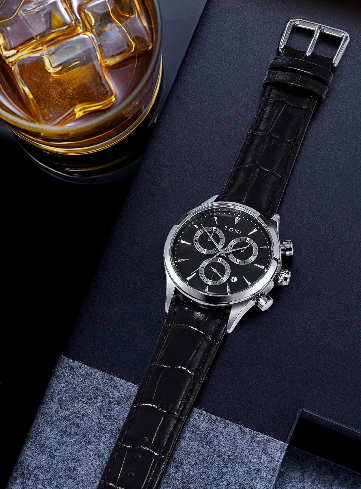 Montre Homme TOMI – Coffret Élégance