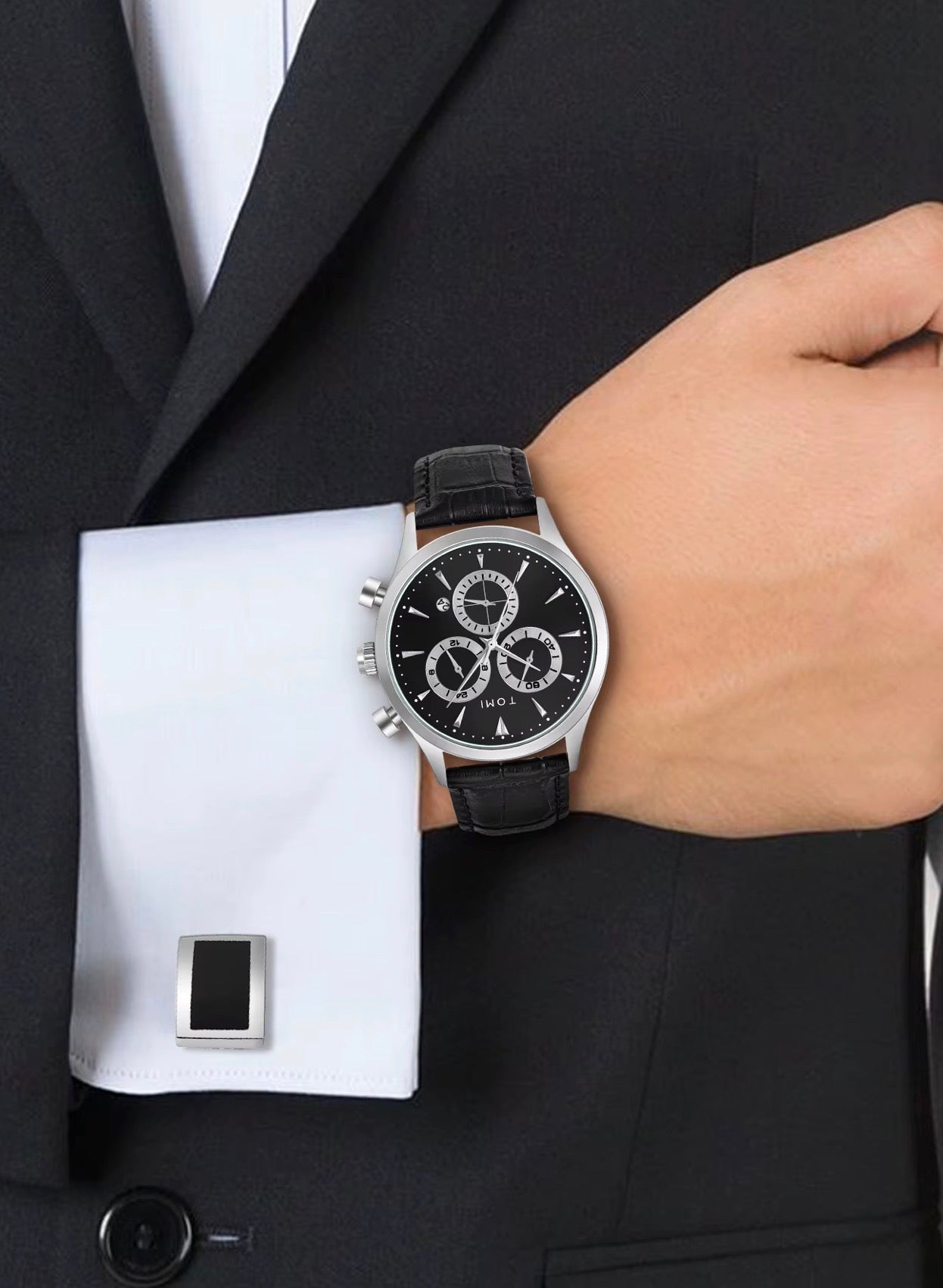 Montre Homme TOMI – Coffret Élégance